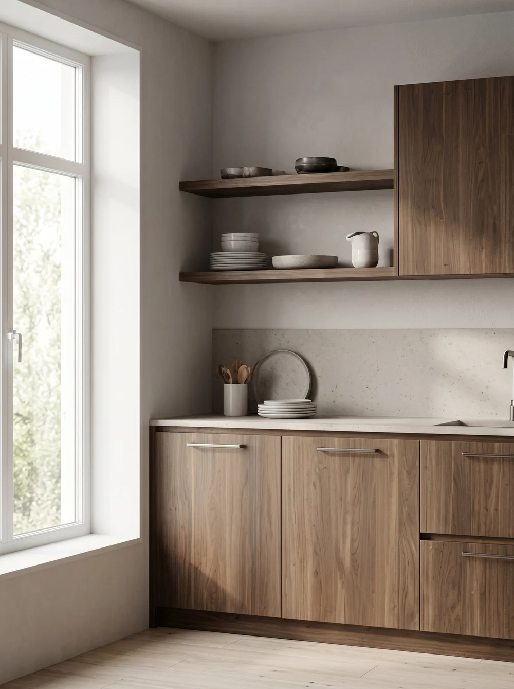Melamine Faced Particle Board - K009 Dark Select Walnut | WOODca
